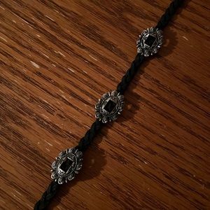 Western concho choker necklace